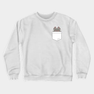 Cat in pocket Crewneck Sweatshirt